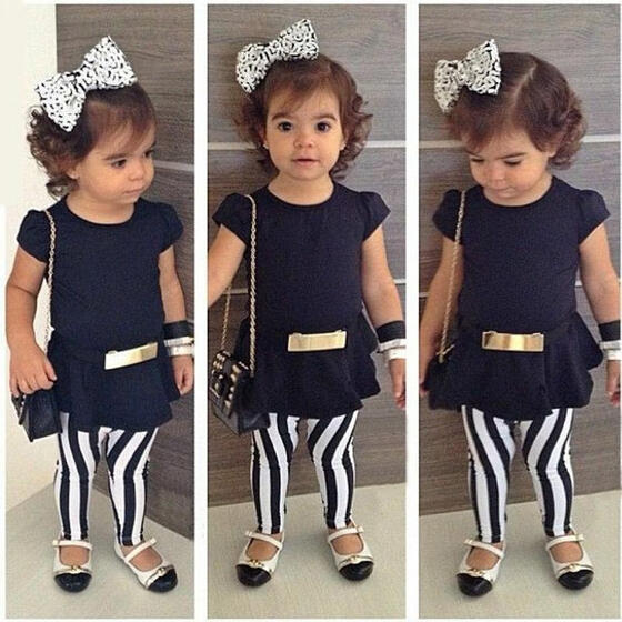 White, 100 Baby Girl Clothes Short Sleeve Summer Dress Outfits Pants Shorts 3Pcs Set for Infant and Toddler Baby 2-3T