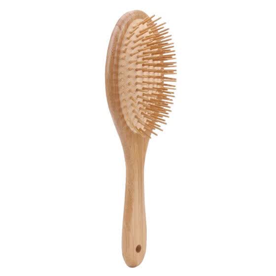 Shop Wooden Bamboo Anti Static Hair Vent Brushes Care Air Cushion
