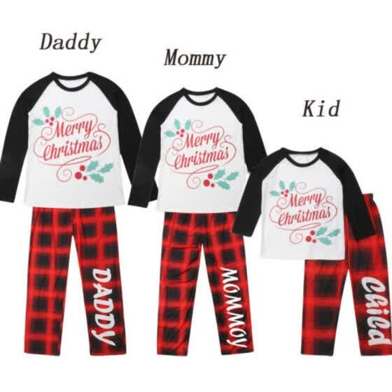 baby and child matching pjs