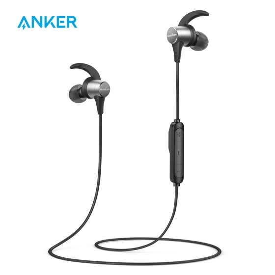 Anker Soundcore Spirit Pro Wireless Bluetooth Headphones Dual EQ 10 h Playtime IP68 SweatGuard Hi-Fi Sound Built-in Mic Sports