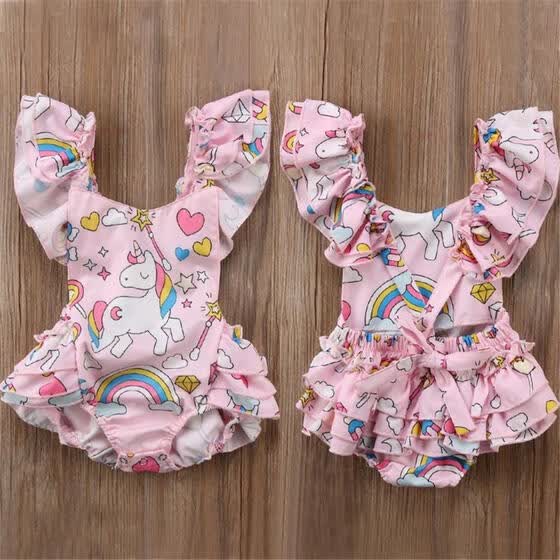 unicorn romper baby