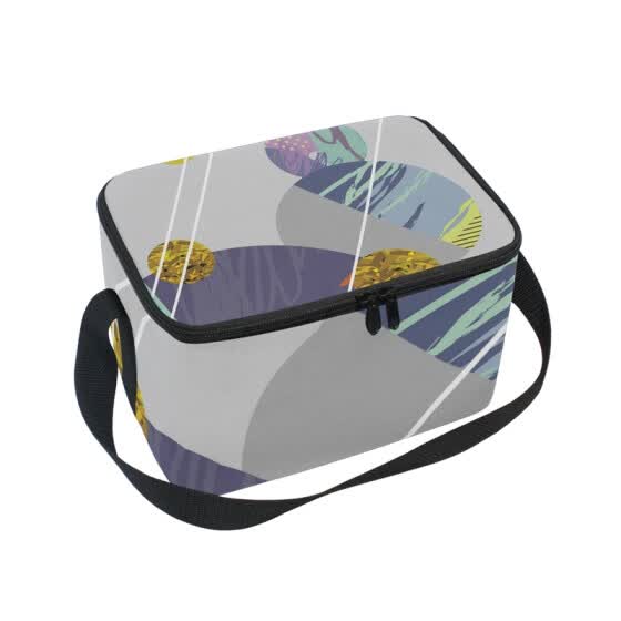 round lunch bag