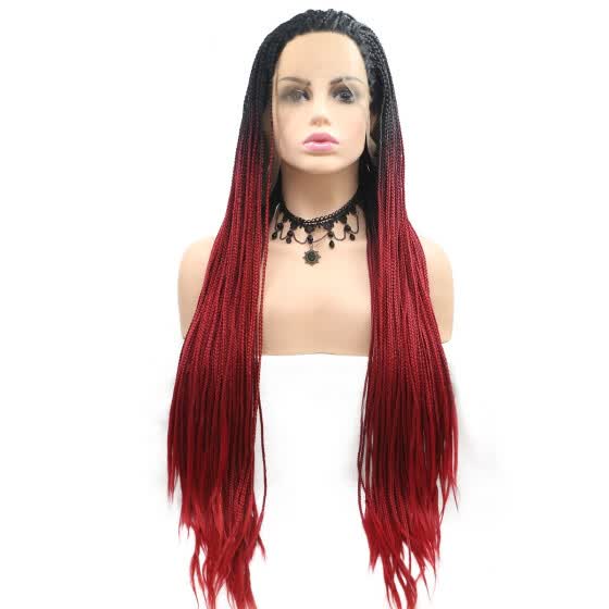 Shop Dolago Lace Front Wigs Micro Braids Free Part Heat Resistant