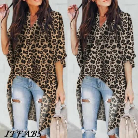 plus size leopard print top uk