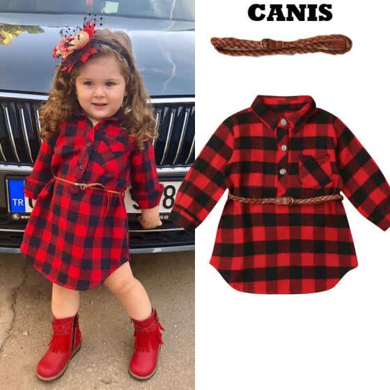 tartan baby girl outfit