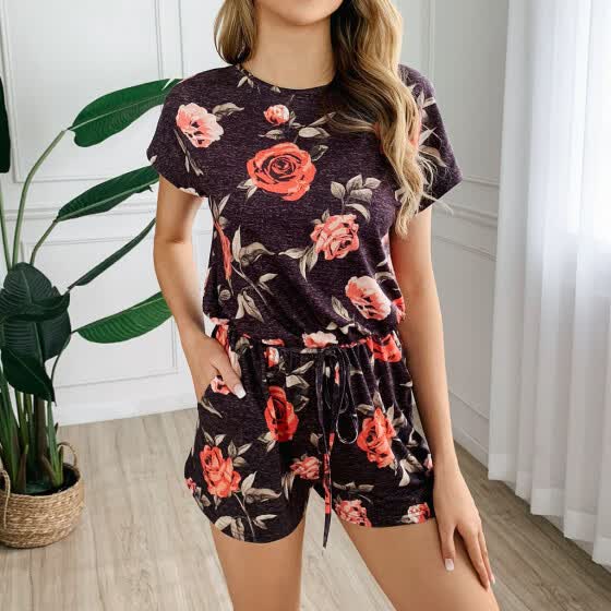 women's summer short jumpsuits