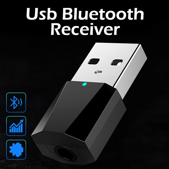 Bluetooth Transmitter Portable Stereo Audio 4.2 Wireless USB Adapter For TV PC