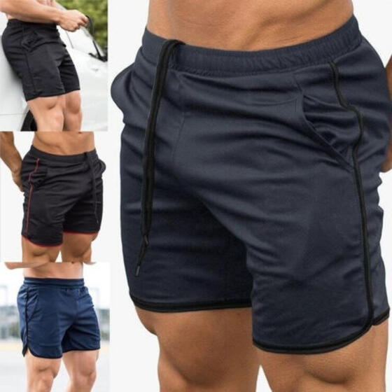 Men/'s Sports Training Bodybuilding Summer Shorts Workout Fitness GYM Short Pants