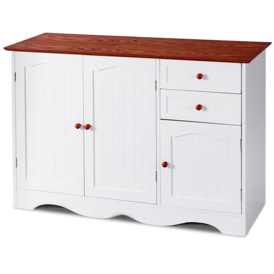 Shop Buffet Storage Cabinet Kitchen Sideboard With 2 Drawers