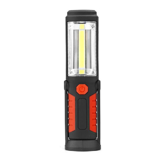 3 LEDs Working Flashlight Lamp Magnetic Hanging Camping Light Torch COB LED