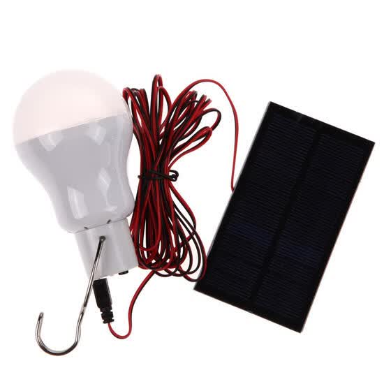 Portable Solar Power Led Bulb Lamp Outdoor Lighting