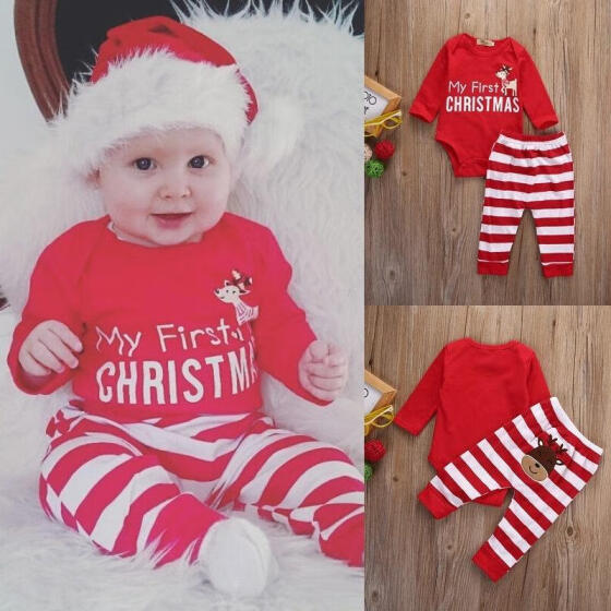 baby's first xmas clothes