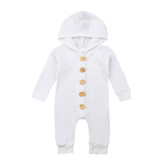 baby girl hooded onesie