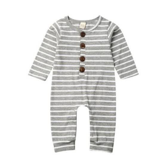collared romper baby boy