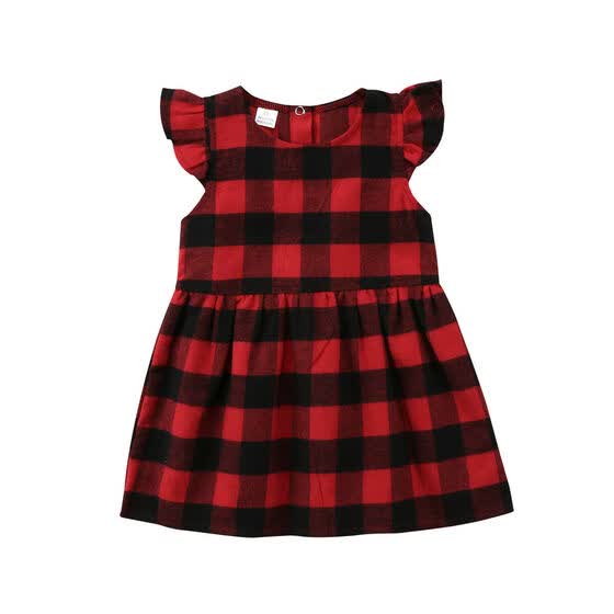 baby girls checkered dress