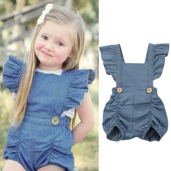 denim romper outfit