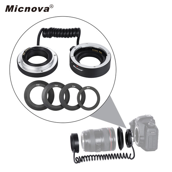 72mm Macro Reverse Mount Adapter Ring for Canon EOS EF EFS camera body Close-Up