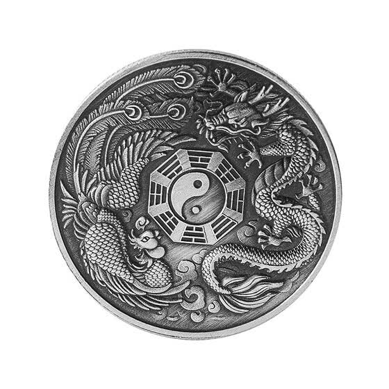 Shop Chinese Lucky Dragon Phoenix Commemorative Coin For Coin Art Crafts Coin Collection Home Decoration Online From Best Craft Supplies On Jd Com Global Site Joybuy Com