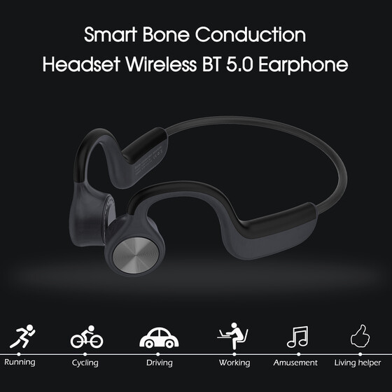 Kopfhörer Wireless Bluetooth 5.0 Earphones Hands-free Sport Fitness Headphones