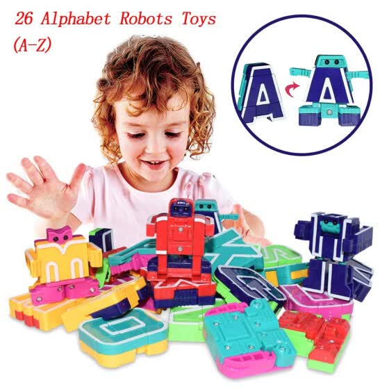 transforming alphabet robots