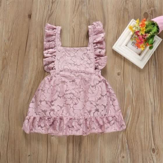 Shop Us Girls Lovely Dress Baby Infant Floral Party Lace Wedding