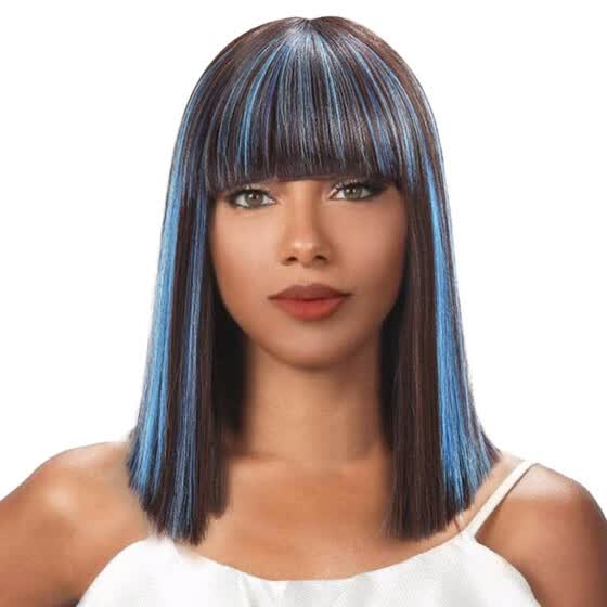 Shop Follure Fashion Synthetic Short Dyeing Straight Bob Mix