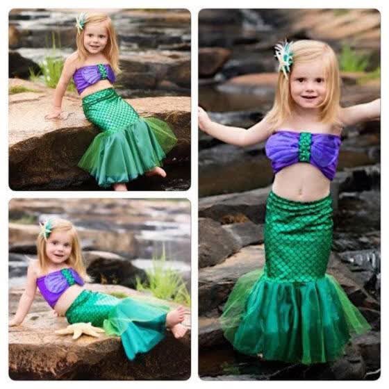 little mermaid baby girl outfit