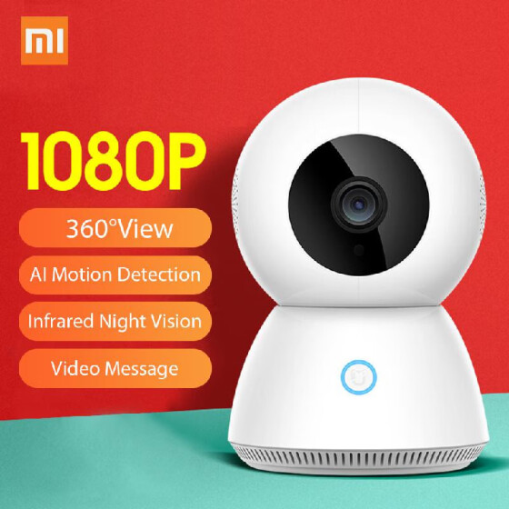 Xiaomi Mijia Xiaobai Smart Camera 1080P Full HD Night Vision 360 Angle Panoramic Webcam IP Camera Camcorder APP Wireless Control