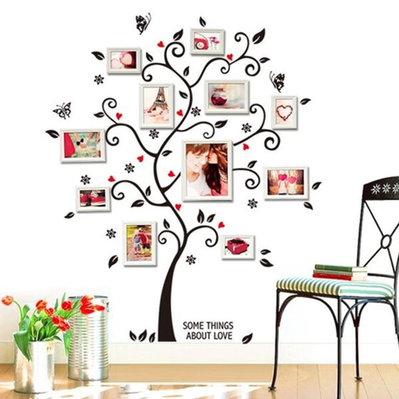 3D Home Art Door Wall Self Adhesive Removable Sticker Flowers Hawaiian pattern