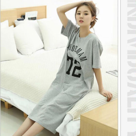 cotton t shirt nightdress