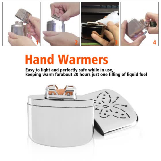 Shop Hand Warmers Zinc Alloy Portable Pocket Liquid Fuel Burner