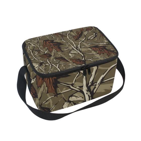 camouflage lunch bag