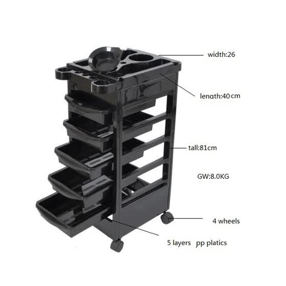 Shop Ktaxon Beauty Salon Rolling Trolley Mobile Equipment Cart