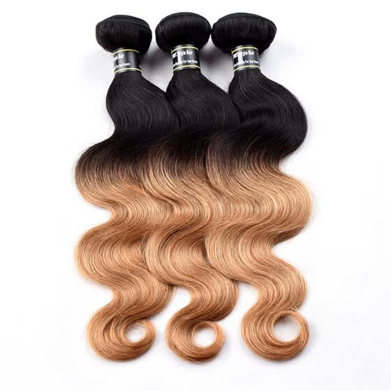 Shop Amazing Star Ombre Virgin Hair Brazilian Body Wave 3 Bundles