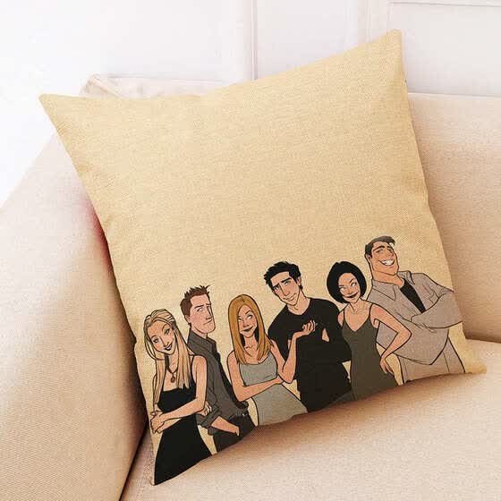 Shop Redcherry Friends Tv Show Pillow Case Linen Cushion Covers