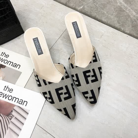 half heel sandals