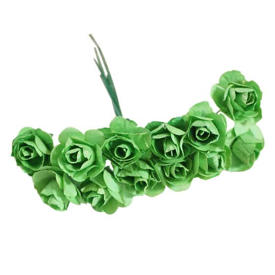 Shop 12pcs Bunch 2 5mm Artificial Paper Flowers For Wedding Car