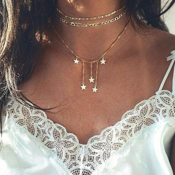 Women Charm Vintage Ethnic Tassel Pendant Necklace Choker Long Sweater Chain Women Charm Vintage Ethnic Tassel Pendant Necklace Choker Long Sweater Chain