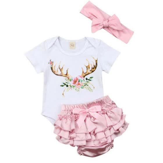 baby girl deer clothes
