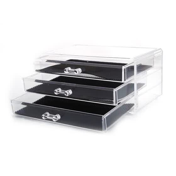 Shop Acrylic Makeup Case Cosmetics Organizer Drawer Display