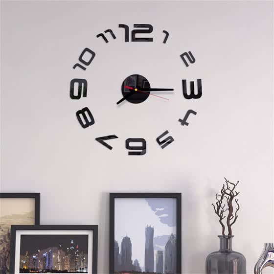 Tailored 3d Diy Roman Numbers Acrylic Mirror Wall Sticker