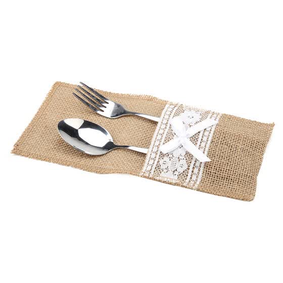 Shop Greensen 10pcs Rustic Wedding Decoration Jute Burlap Lace