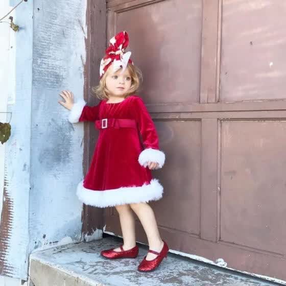 girls christmas swing dress