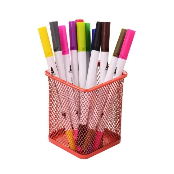 Shop Mesh Pen Pencil Holder Metal Pen Organizer Storage Stationery