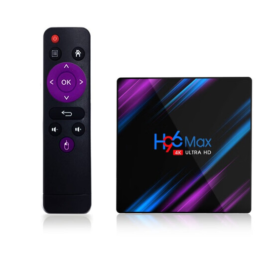 H96 Max RK3318 4GB+64G Android 9.0 Quad Core 4K Set Top Box Media Player TV Box