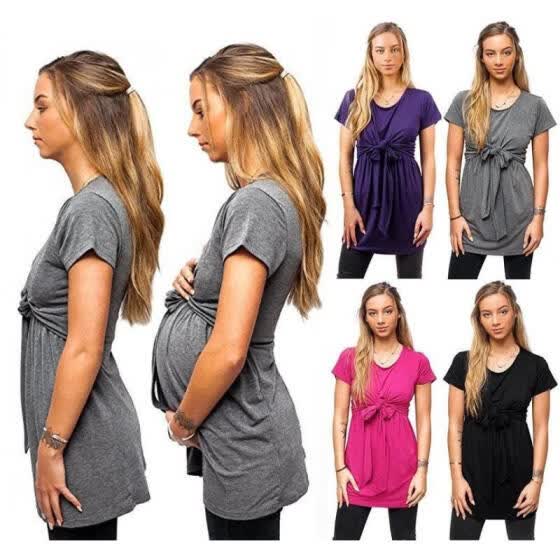 cheap plus size nursing tops