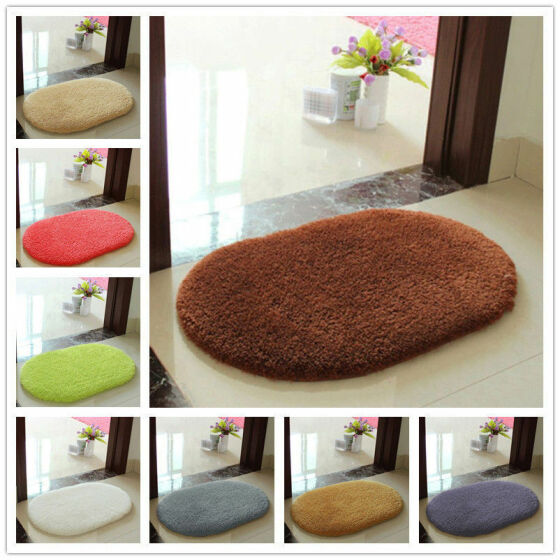 Absorbent Soft Memory Foam Bath Bathroom Bedroom Floor Mat Shower Rug Non-slip