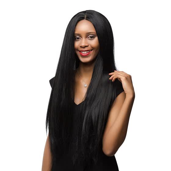 Shop 23 Straight Long Hair Wigs Black For Women Heat Resistant