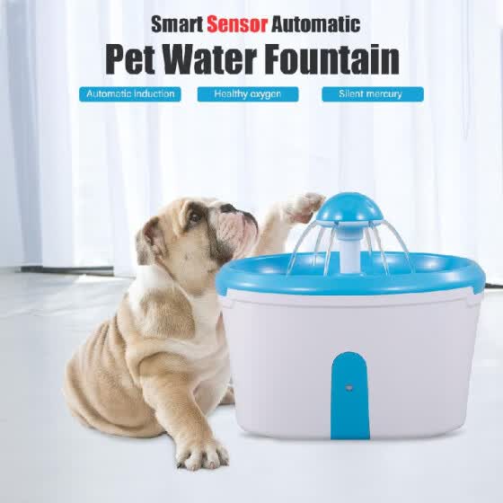 Shop Smart Sensor Automatic Pet Water Fountain Silent Drinking