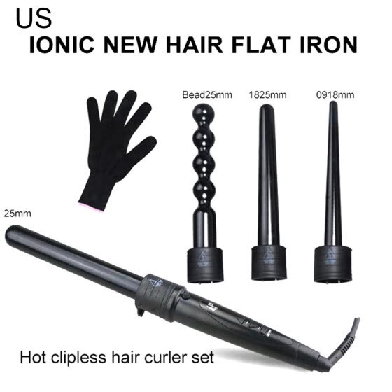 hair curling iron wand